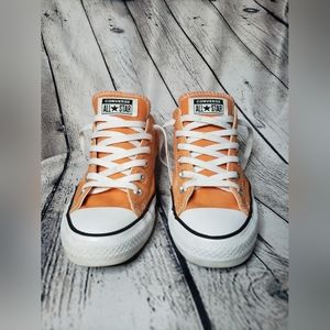 Unisex CONVERSE Chuck Taylor ALL STAR LOW TOP Orange & White